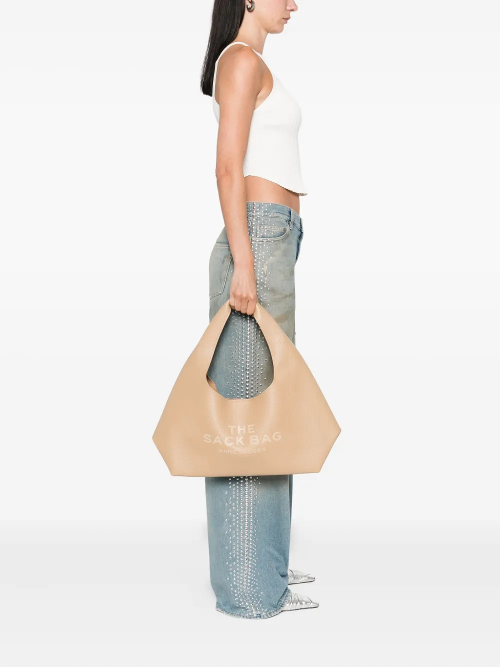 Marc Jacobs The Sack schoudertas Beige
