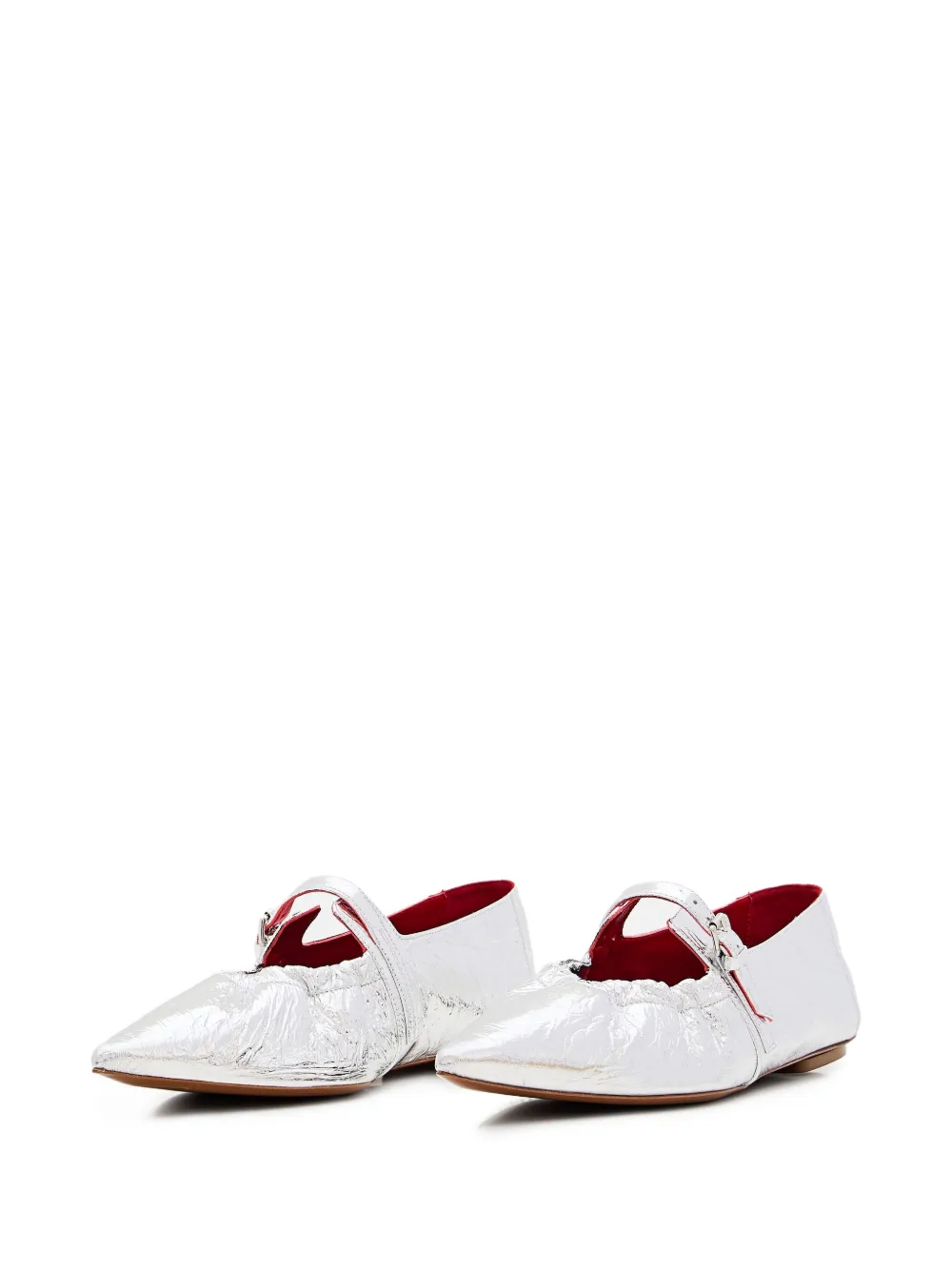 Plan C metallic ballet flats | Image 2