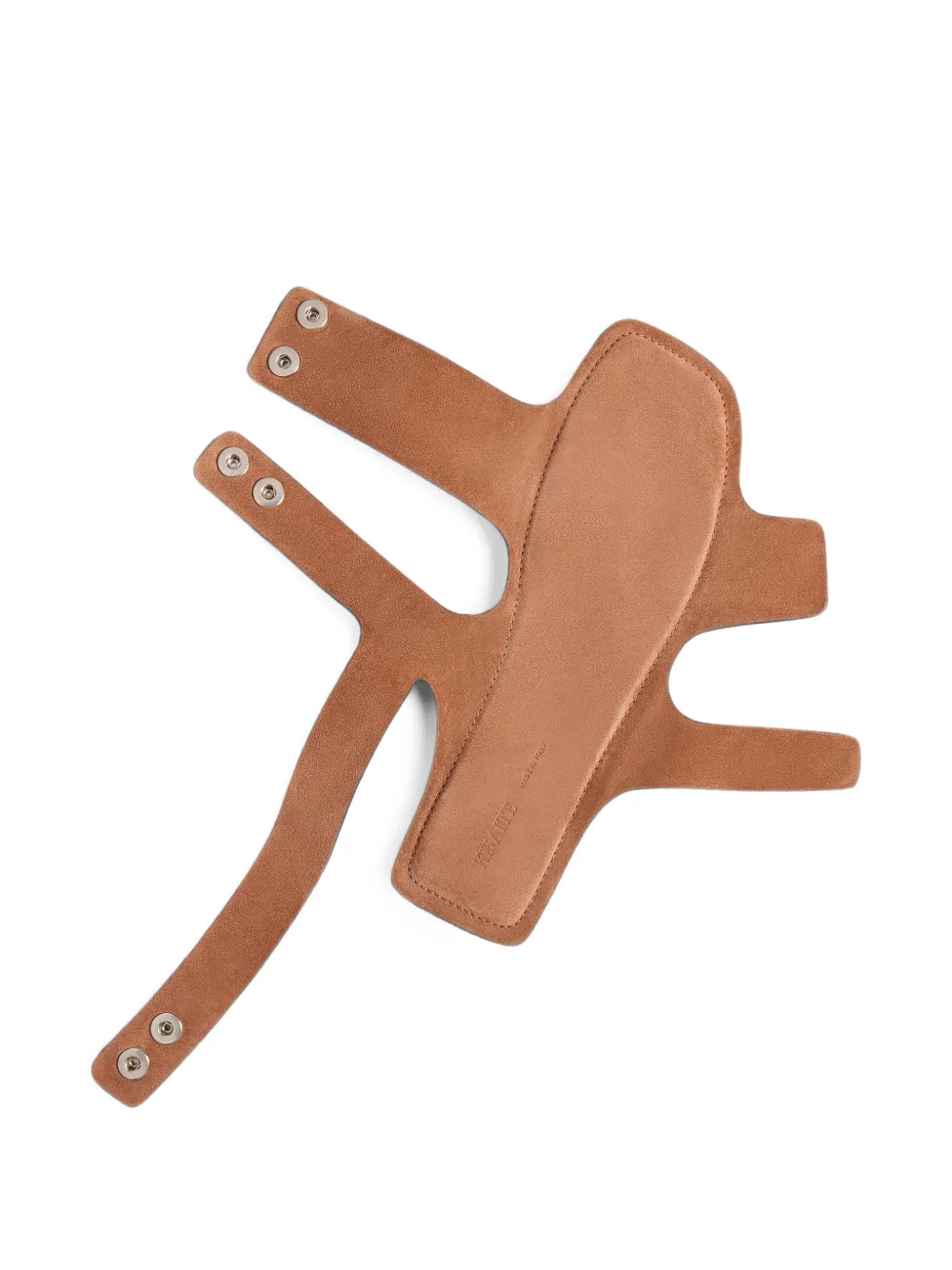 KHAITE Boden platte sandalen Bruin