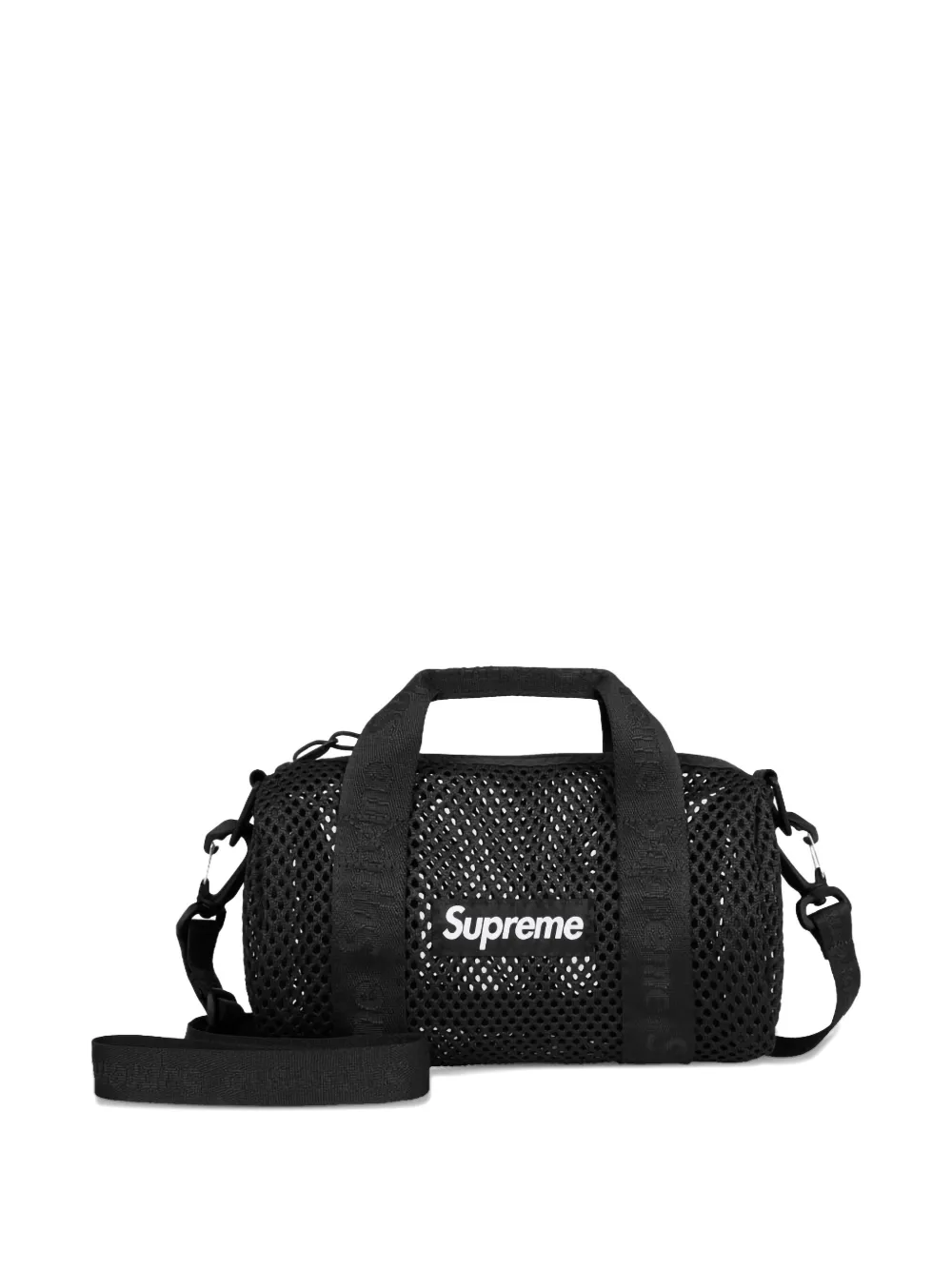 Supreme Mesh mini-duffeltas Zwart