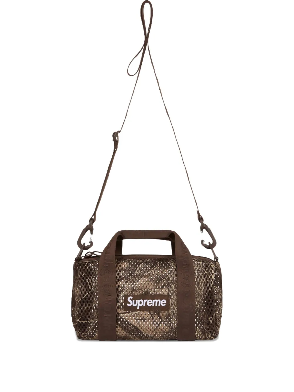 Supreme Mesh Mini duffle bag Bruin