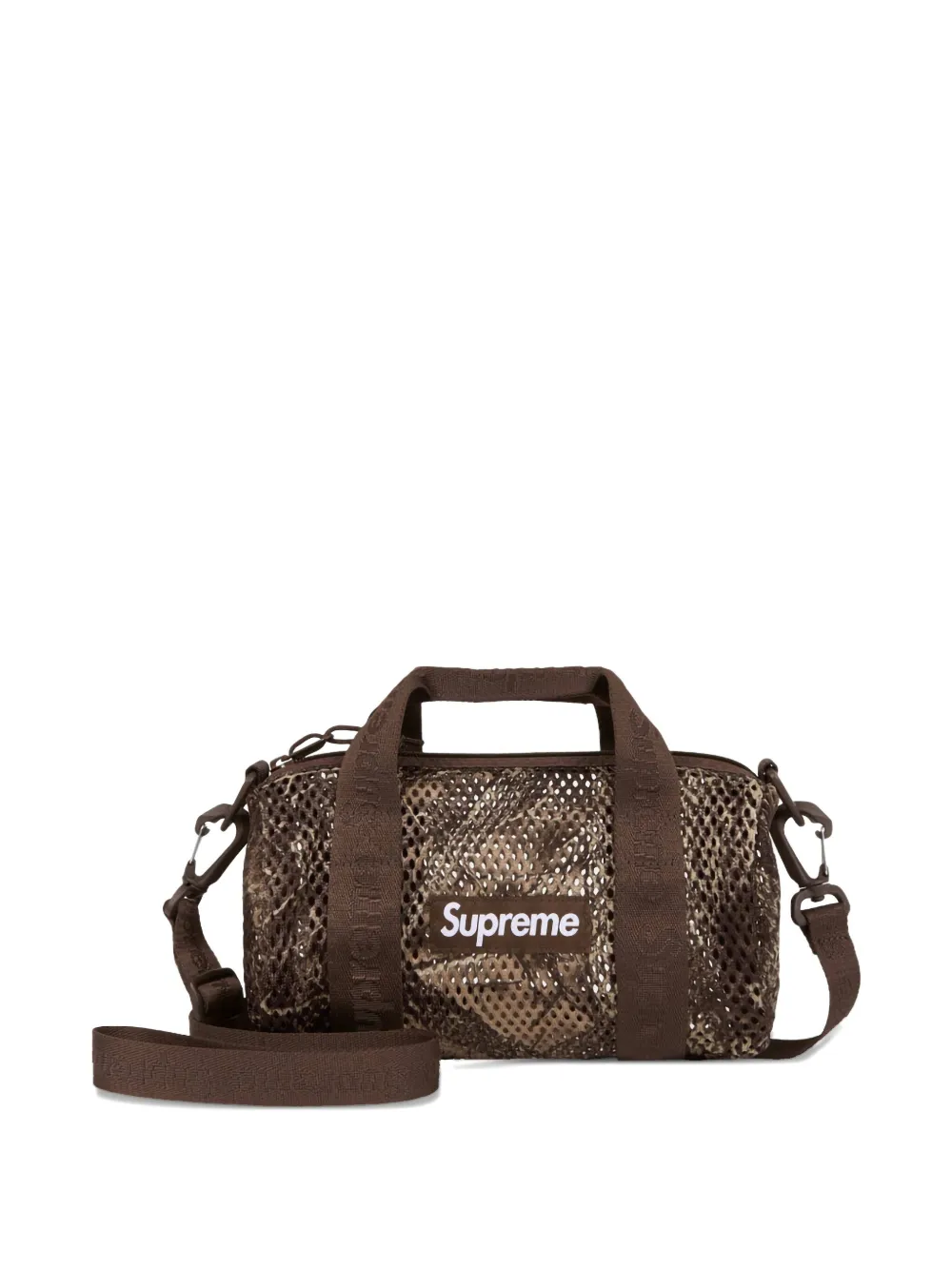 Supreme Mesh mini-duffeltas Bruin
