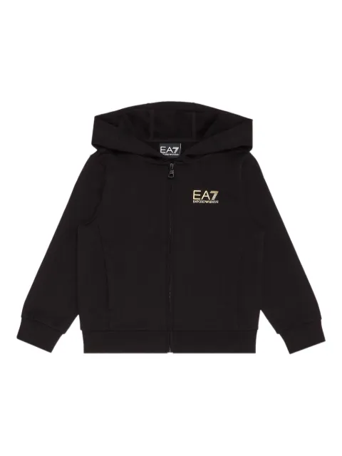 Emporio Armani Kids logo-print tracksuit set