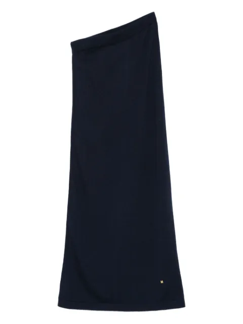 Moschino 비대칭 디자인 미디 스커트