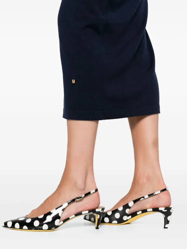 Moschino asymmetric-design Midi Skirt | Blue | FARFETCH BH