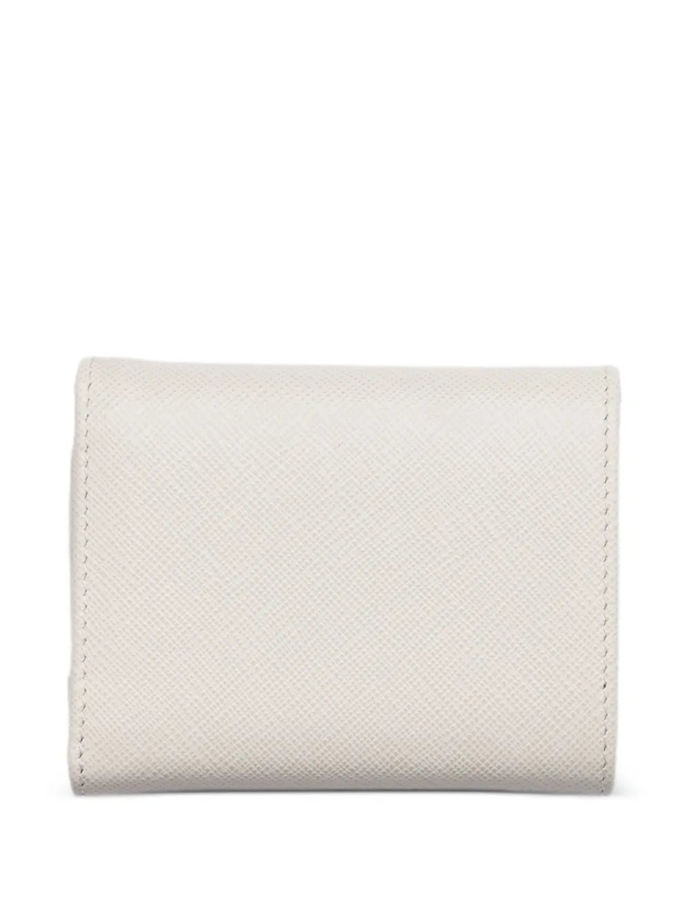 Prada Saffiano leren portemonnee Wit