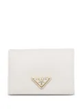 Prada small Saffiano leather wallet - White