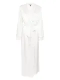Gilda & Pearl silk robe - White