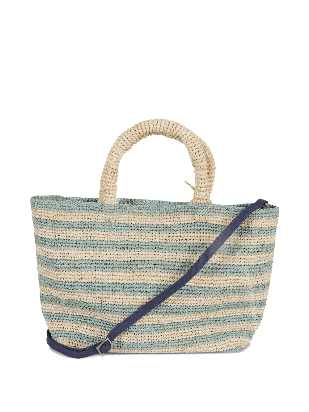 MC2 Saint Barth medium raffia beach bag - Beige