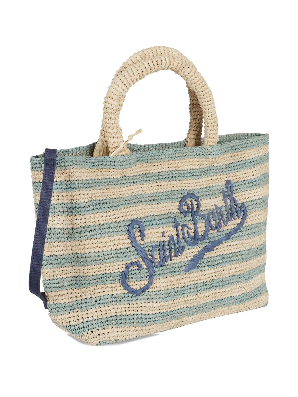 MC2 Saint Barth Medium raffia strandtas Beige