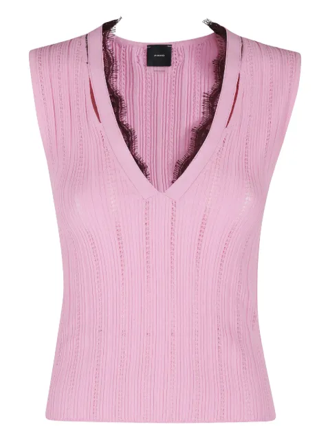 PINKO ribbed top 