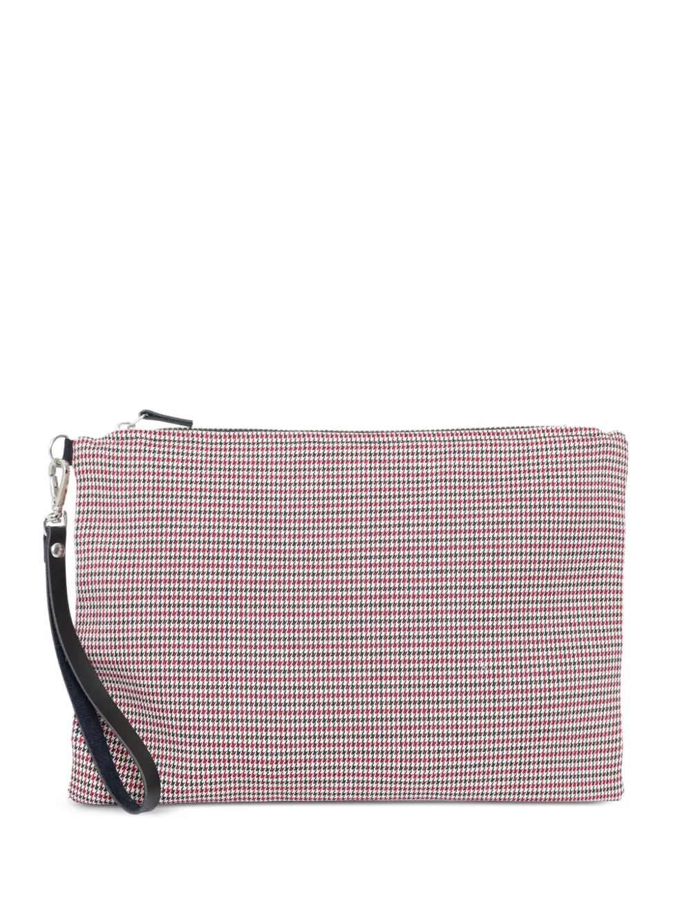 À La Garçonne Clutch com estampa xadrez | Vermelho | Image 1