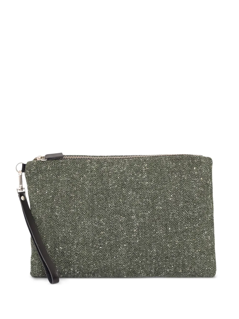 À La Garçonne Clutch espinha de peixe | Verde | Image 1