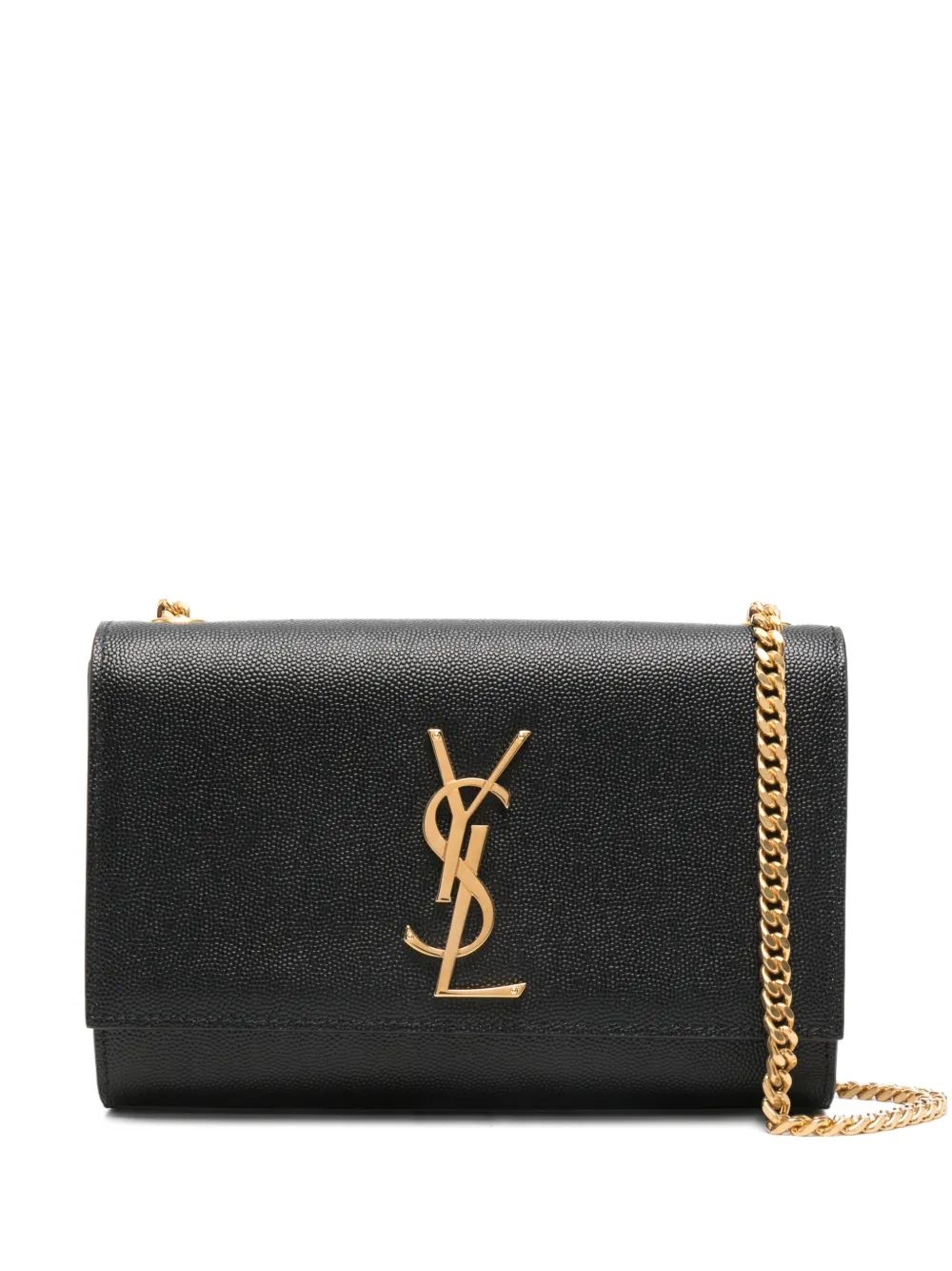 Saint Laurent small Kate logo-plaque shoulder bag | Black | Image 1