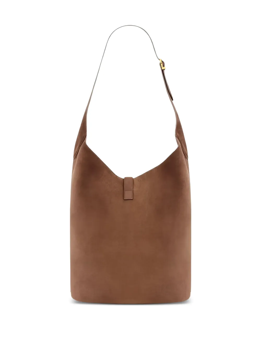 Saint Laurent Le 5 à 7 suède schoudertas - Bruin