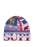 Supreme Scarf beanie - White
