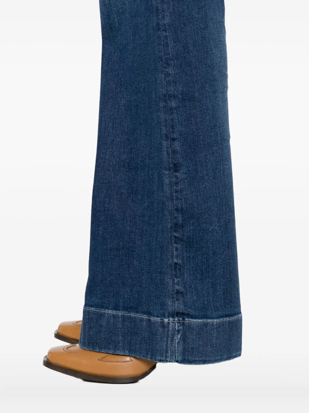 7 For All Mankind High waist jeans Blauw