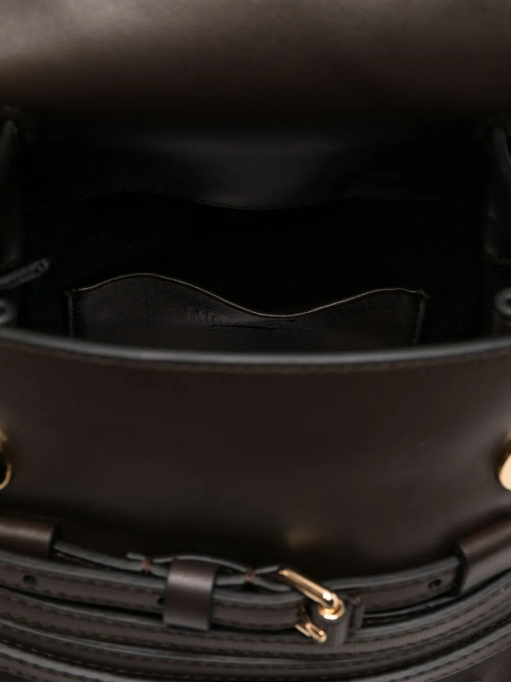 Moschino Tie Me gevlochten leren shopper Bruin
