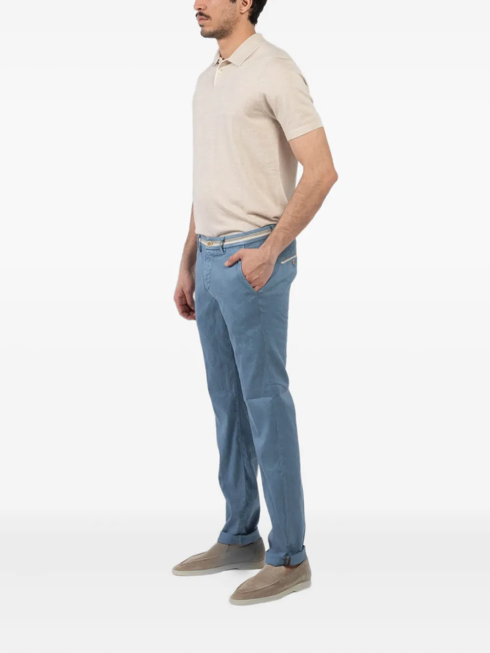 Mason's Pantalon Blauw
