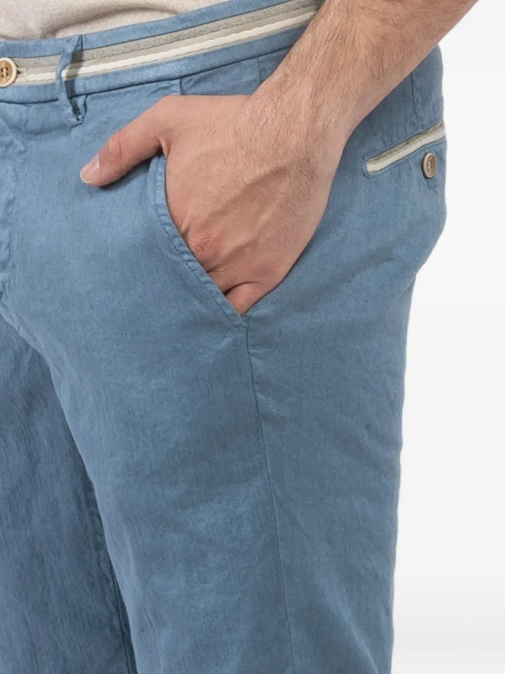 Mason's Pantalon Blauw