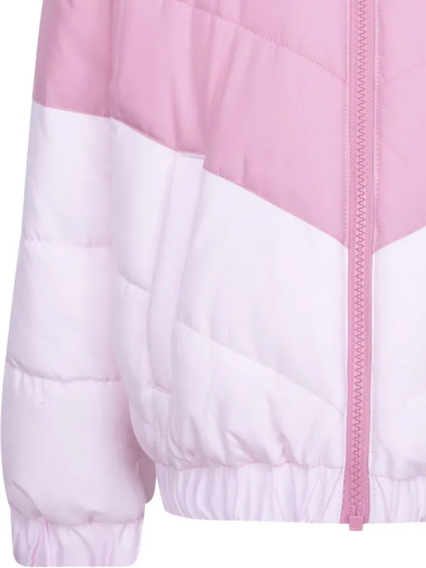 Nike Kids chevron-panelled Hooded Puffer Jacket | Pink | FARFETCH ZA