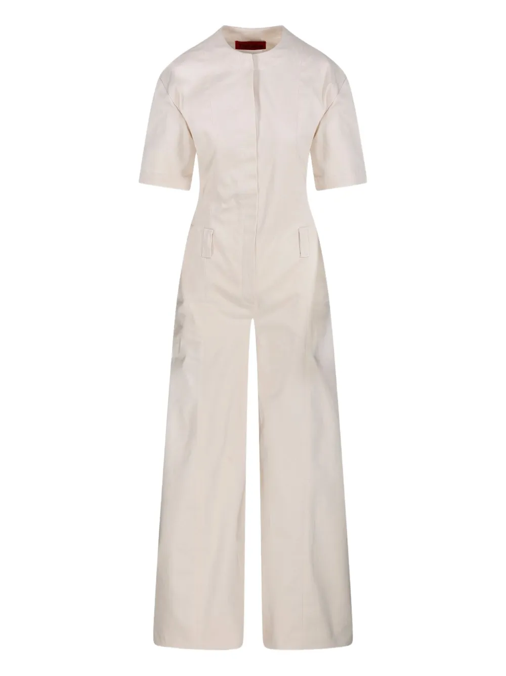 THELATEST short sleeve jumpsuit - ホワイト THELATEST short sleeve jumpsuit - ホワイト