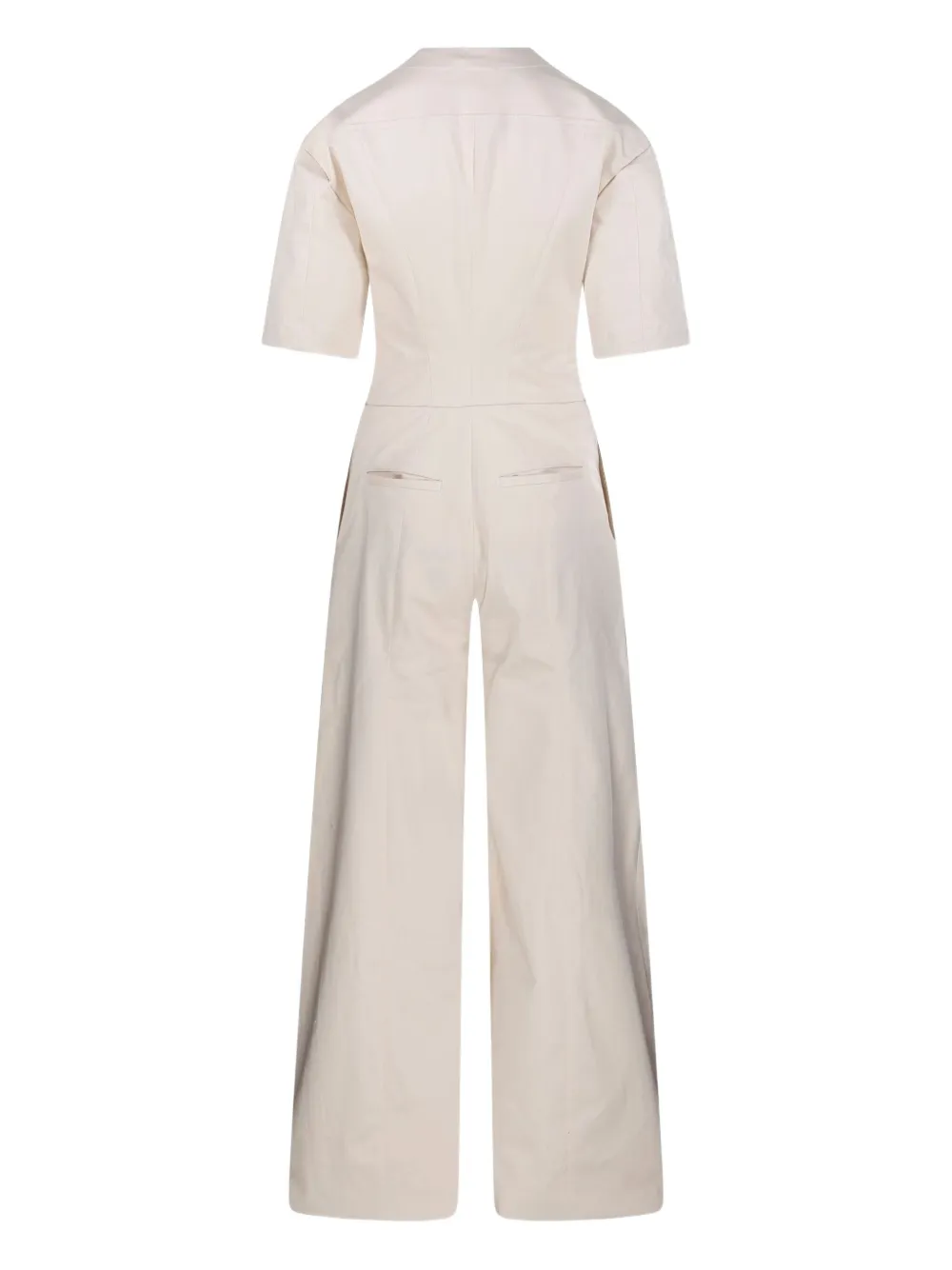 THELATEST Jumpsuit met korte mouwen - Wit