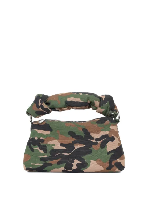 À La Garçonne Bolsa de mão com estampa camuflada