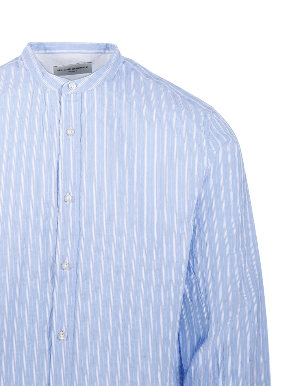 Shop Officine Generale Striped Shirt