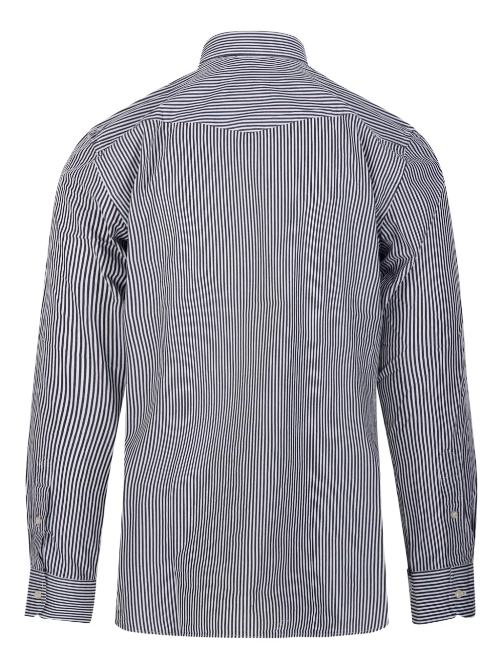 Officine Generale striped shirt - Zwart