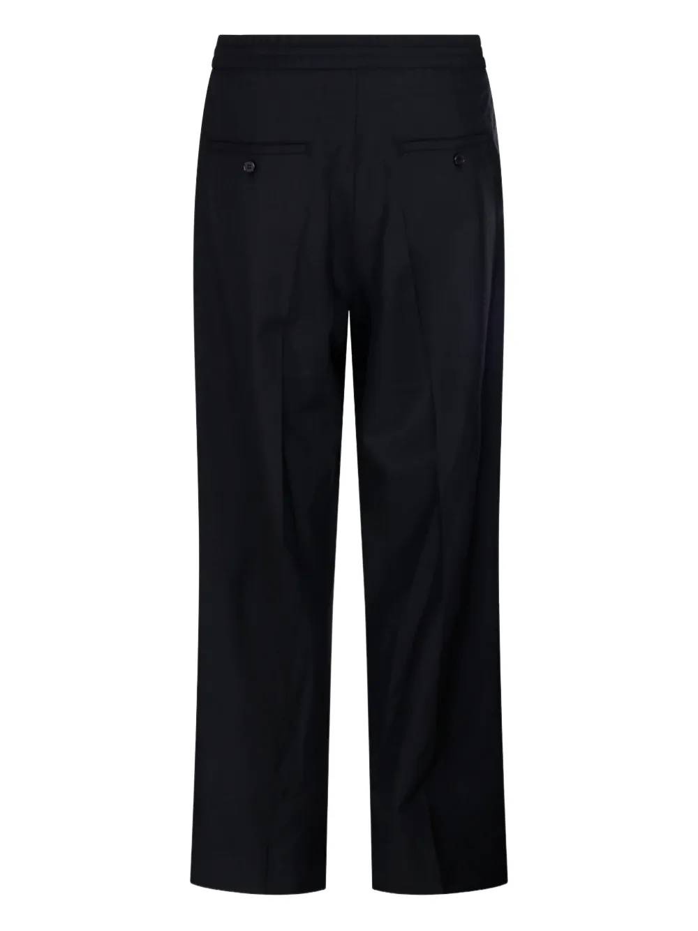 DUNST pleat-detailed trousers - BK BLACK