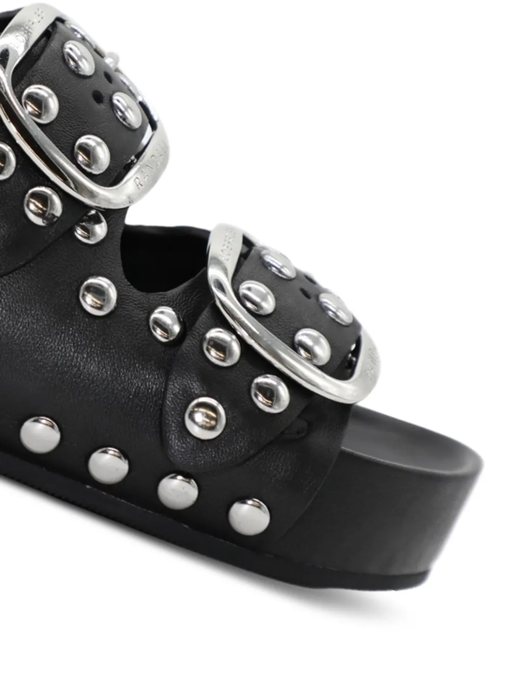 Loeffler Randall Jack studded sandals Black