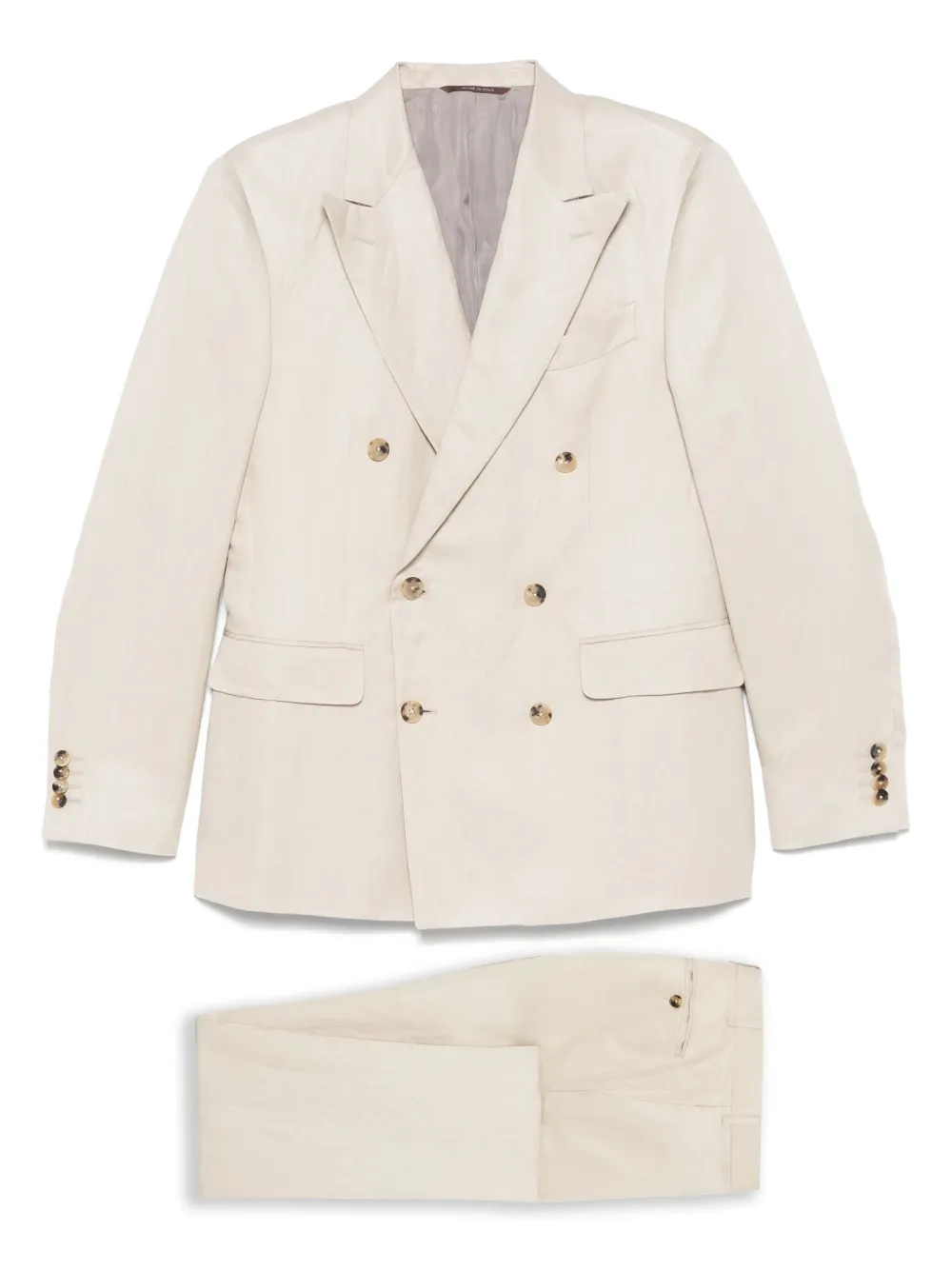 Canali costume à veste à boutonnière croisée | tons neutres | Image 1