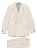 Canali double-breasted suit - Neutrals