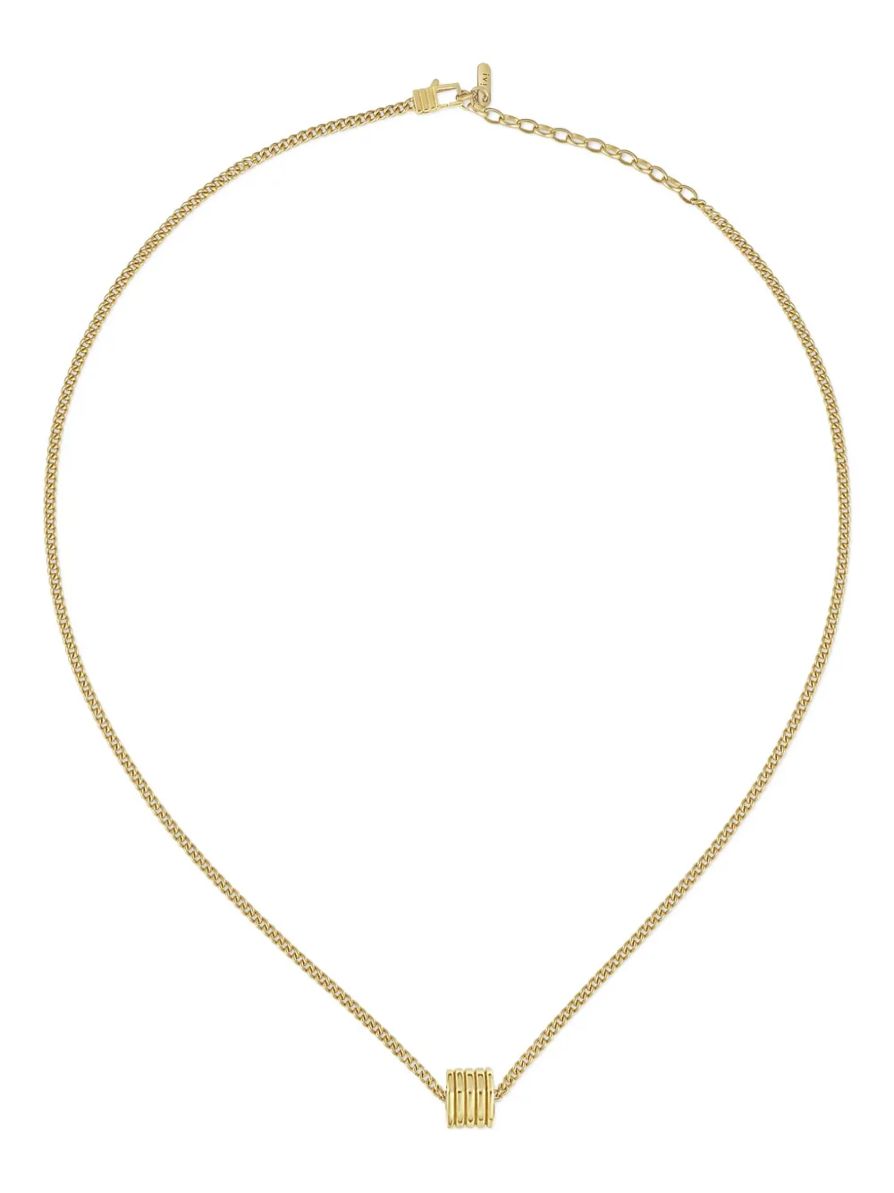 Ivi Octagon Mini-charm Necklace In Gold