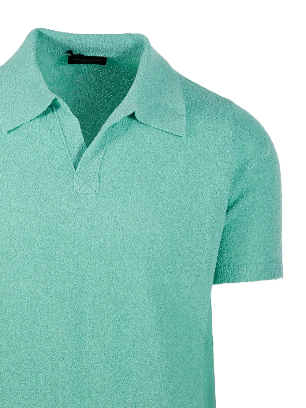 Roberto Collina T-shirt met polokraag Groen