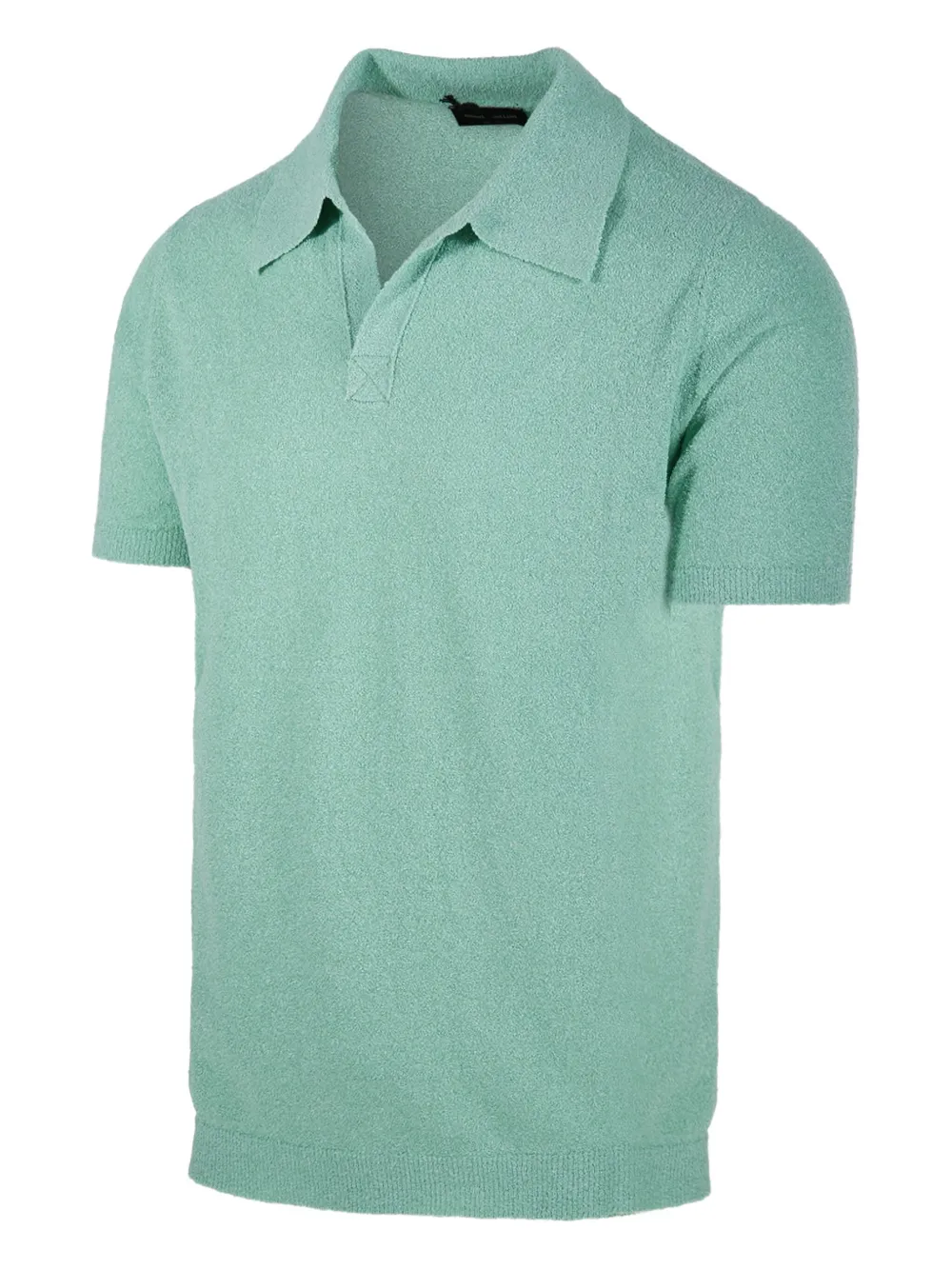 Roberto Collina T-shirt met polokraag Groen