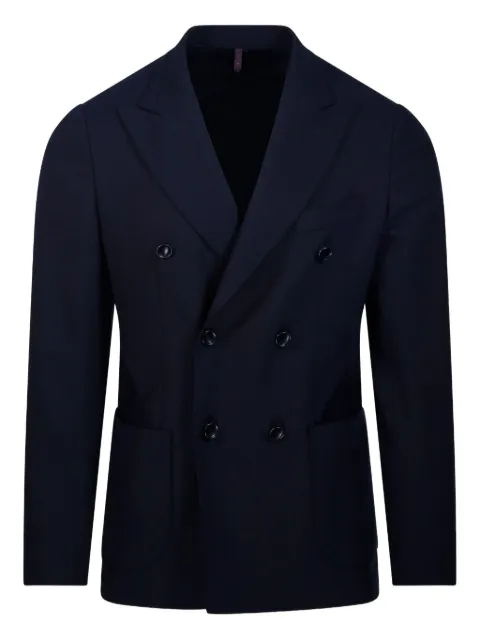 Santaniello wool double-breasted blazer