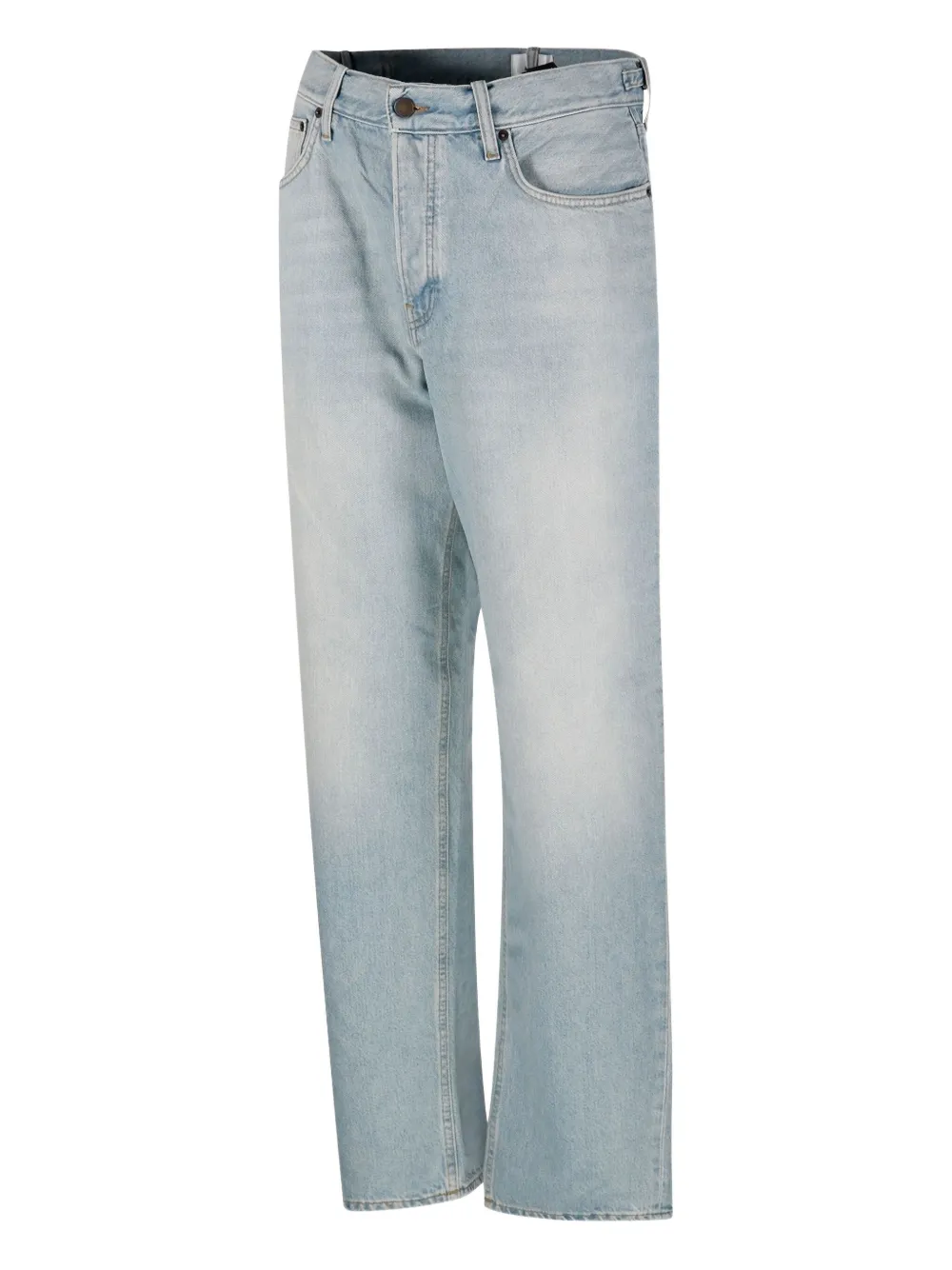 Haikure Jeans met logo-label Blauw