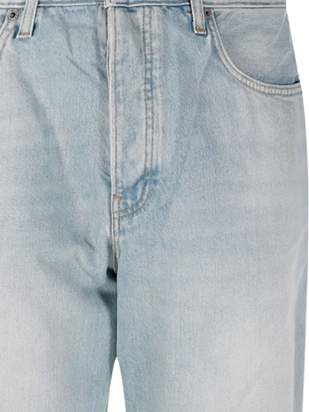 Haikure Jeans met logo-label Blauw