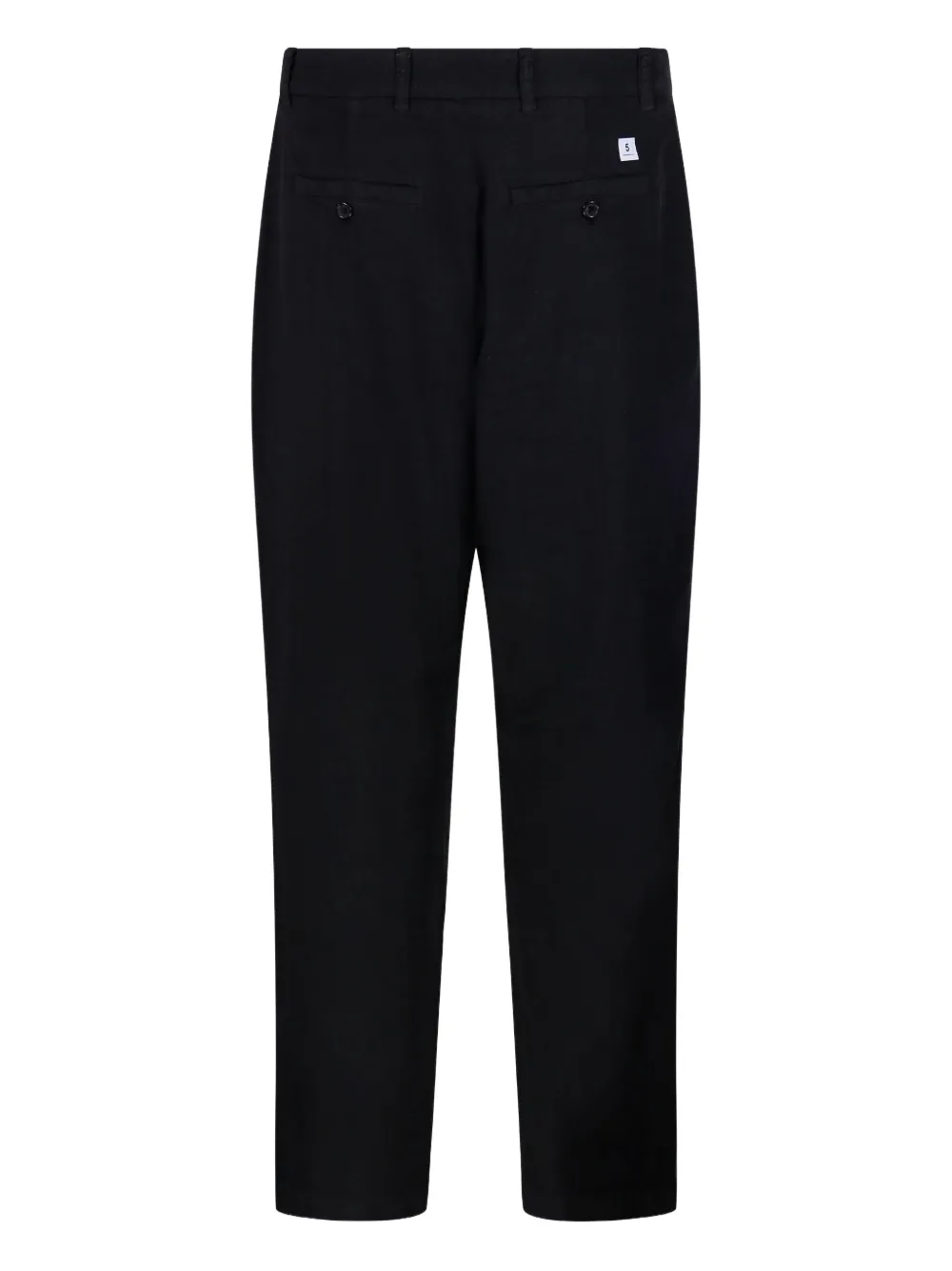 Department 5 logo-patch trousers - Zwart