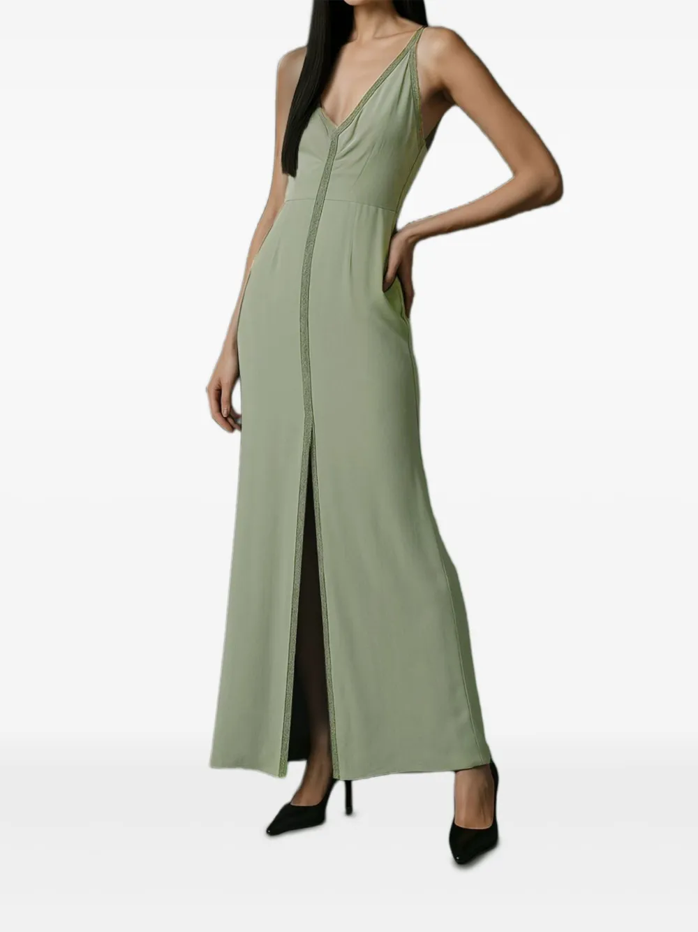 Lethicia Bronstein lace-trim maxi dress | Evening Dresses | Image 2