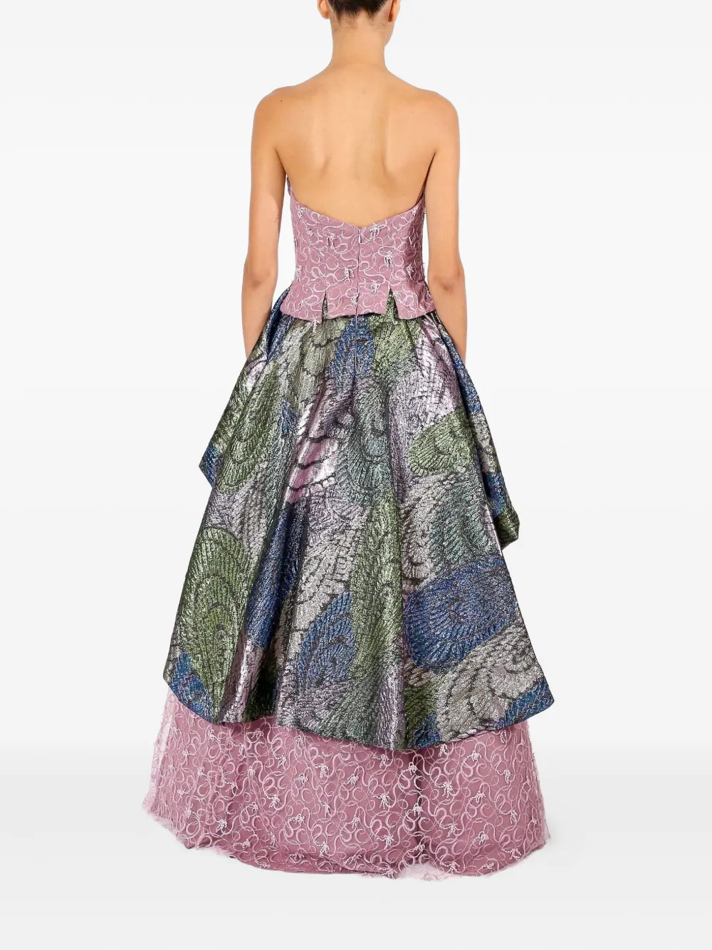 Lethicia Bronstein Hela Layered Dress In Pink