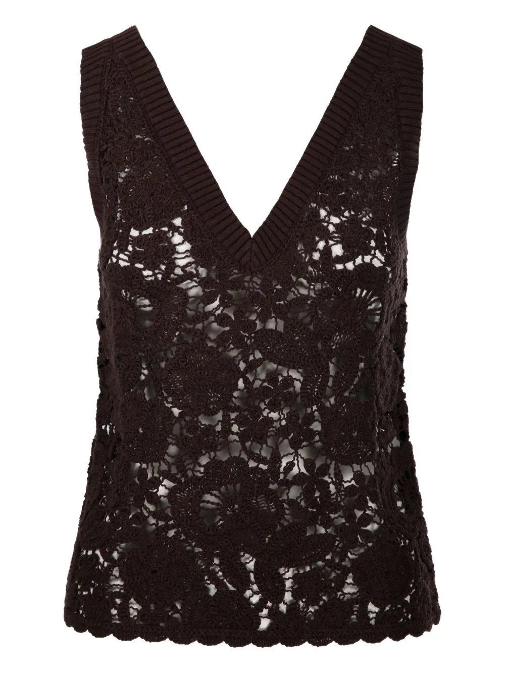 P.A.R.O.S.H. top de encaje | negro | Image 1
