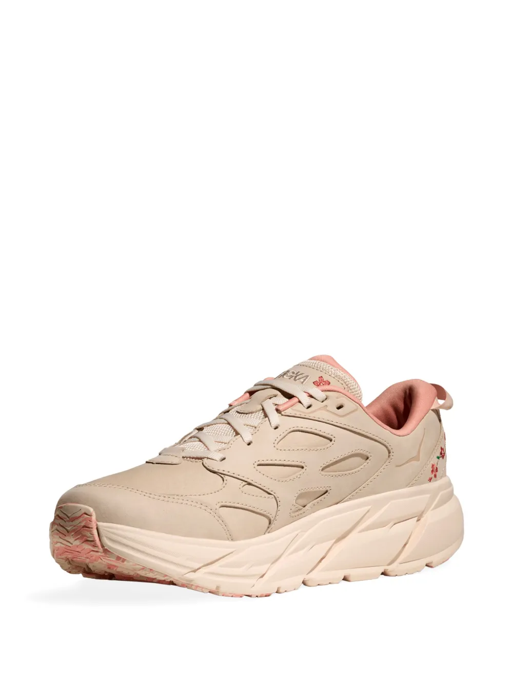 HOKA Vibrant Bloom Clifton L sneakers Beige