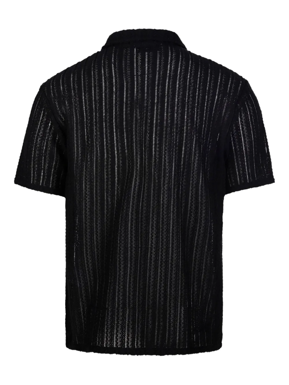DUNST striped shirt - Zwart