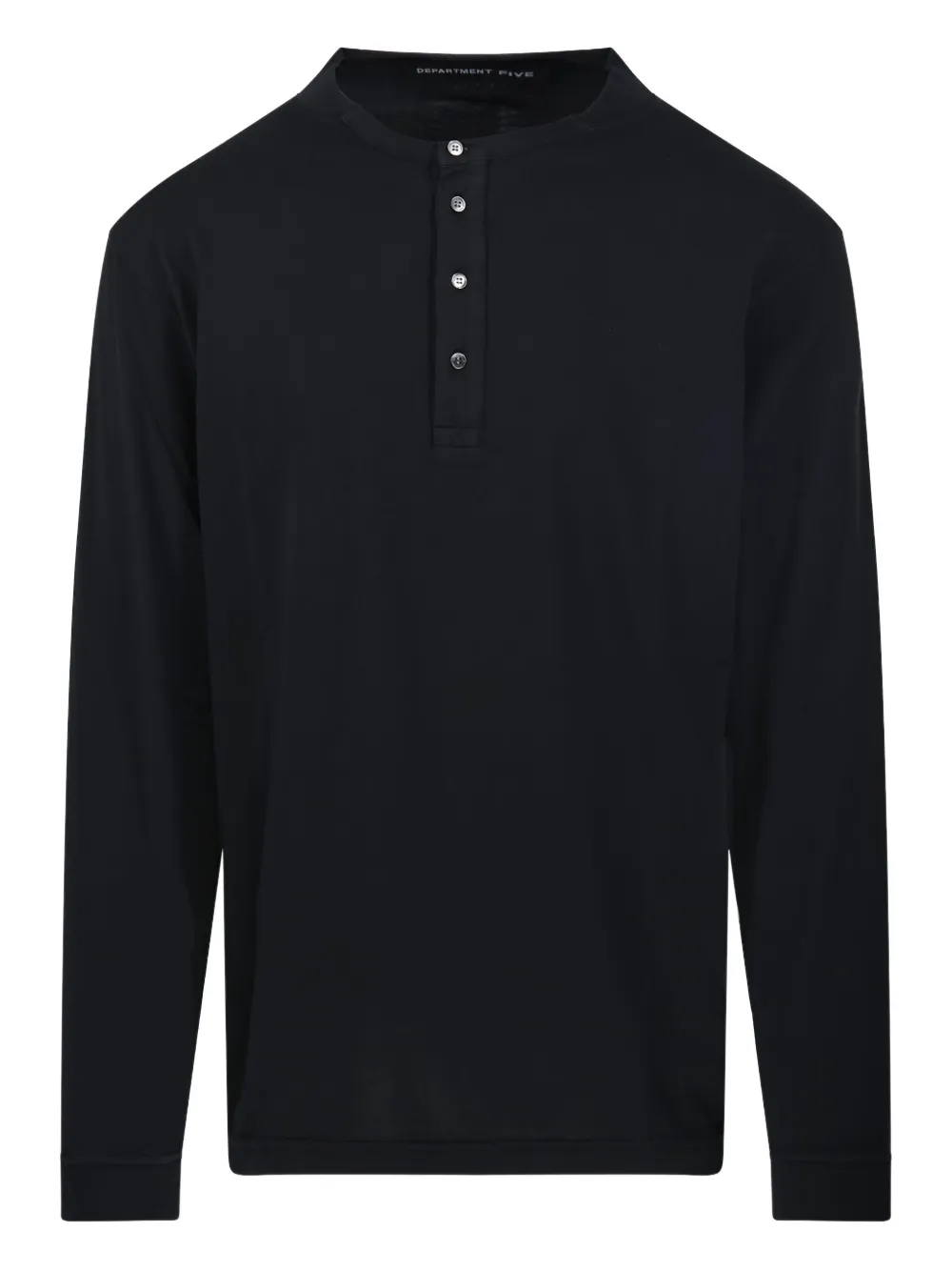 Department 5 Henley T-shirt | Black | Image 1