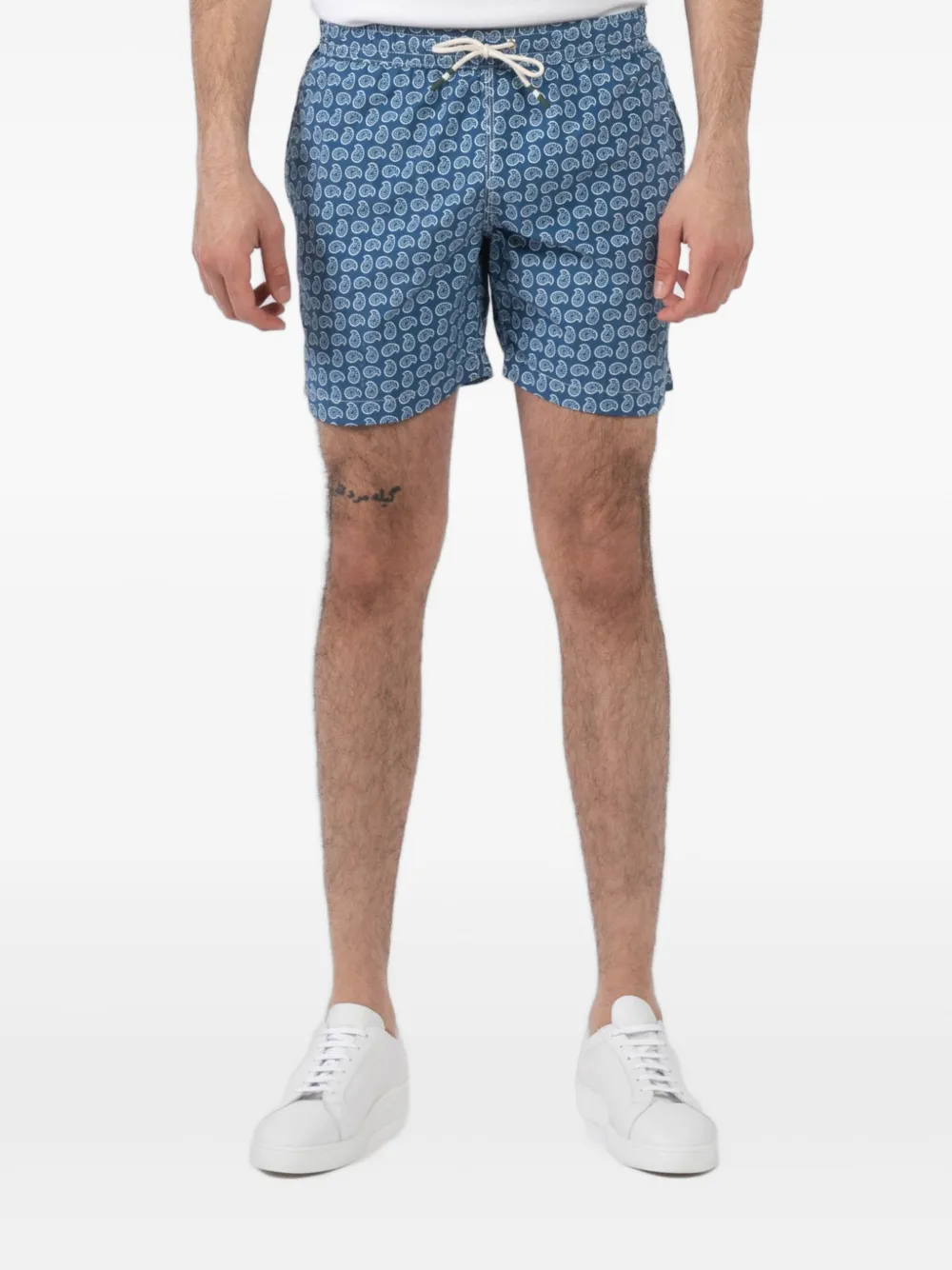 HARTFORD short à imprimé cachemire | bleu | Image 1