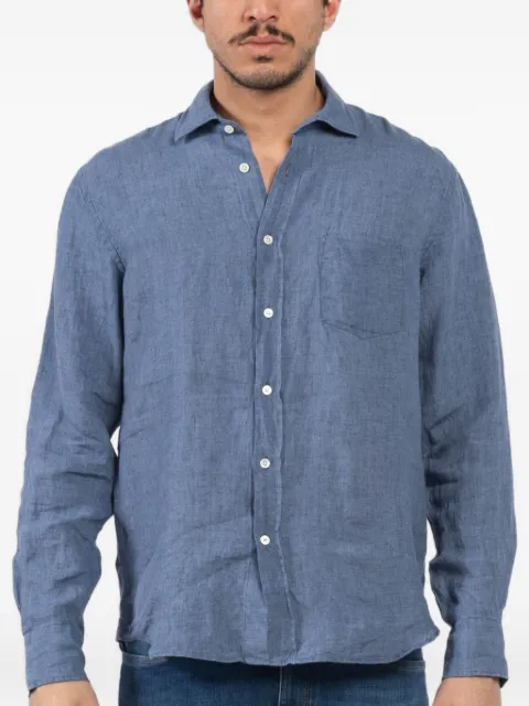 HARTFORD Paul linen button-down shirt