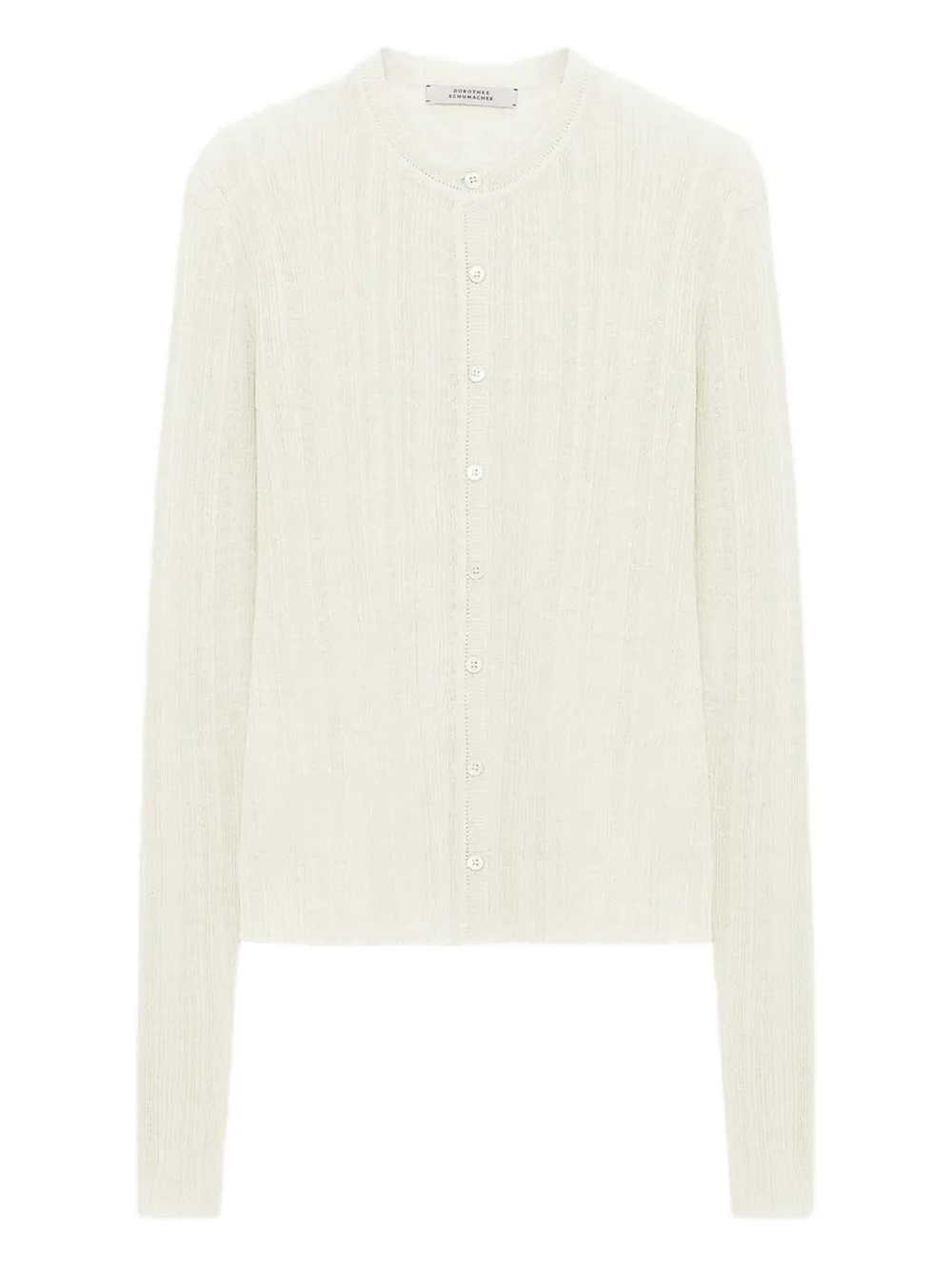 Dorothee Schumacher Linen Ribbed Cardigan